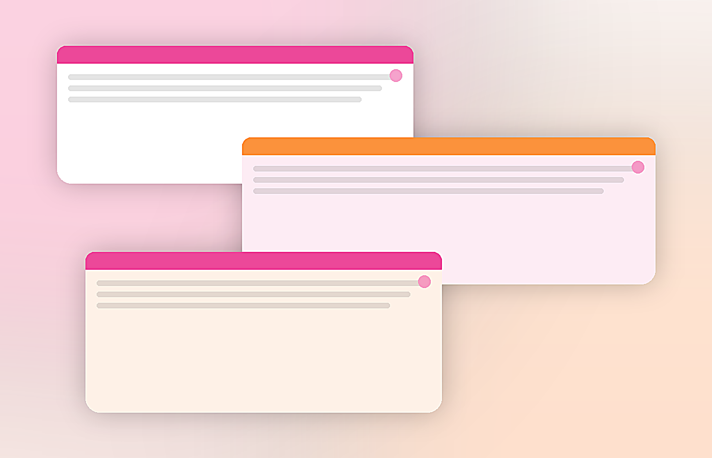 App design panels